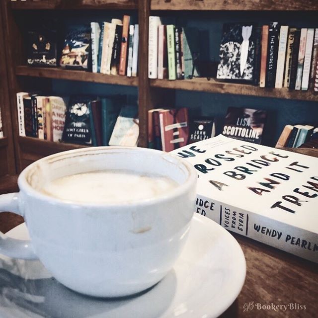 Cappuccino and books at The Reserve in Sarasota, Florida. 